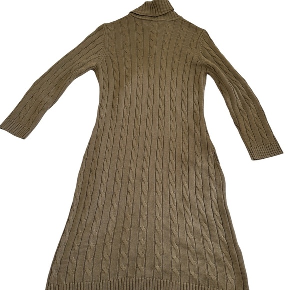 Calvin Klein Cable Knit Sweater Dress with Belt - Picture 6 of 7